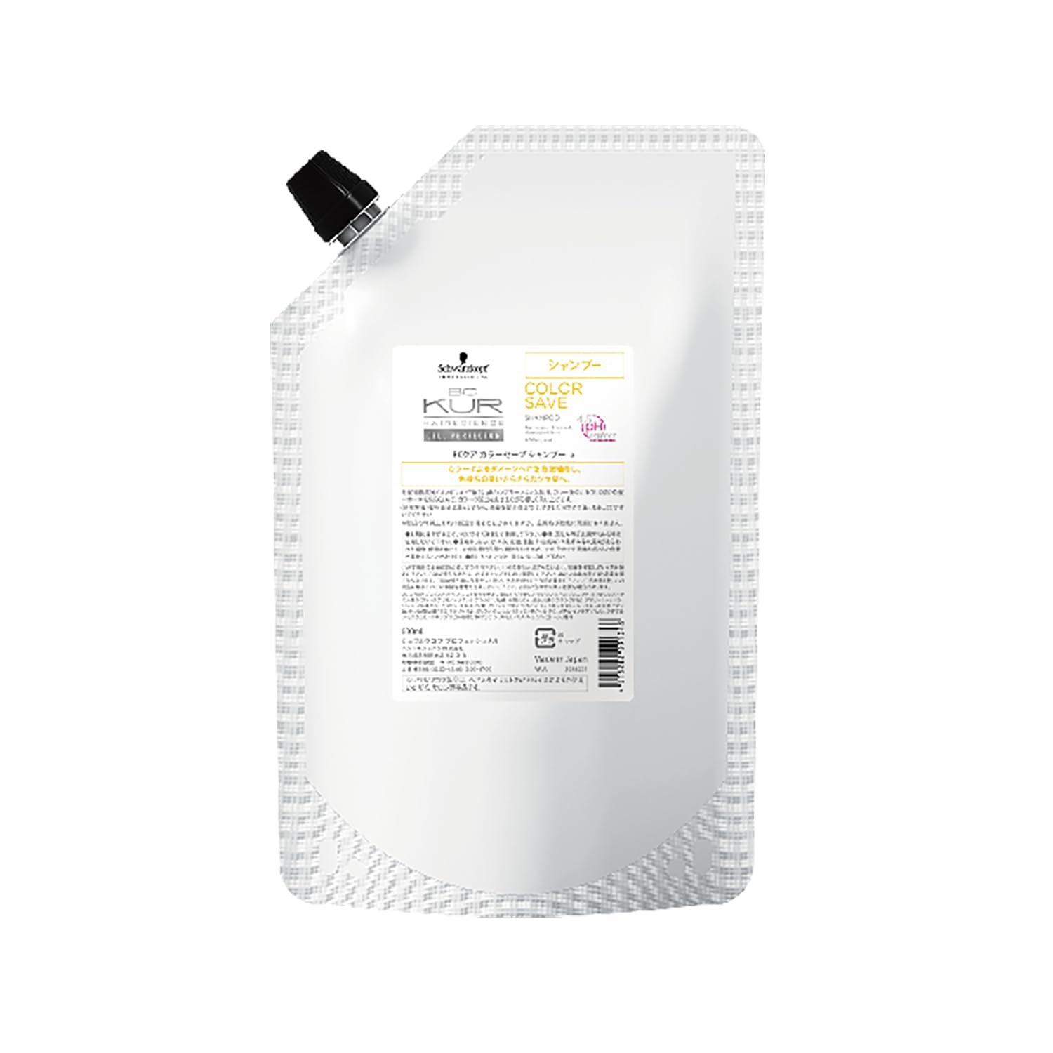 BCKUR COLOR SAVE シャンプー 250ml カラーヘア用 色落ちケア サラサラふんわりタイプ サロン専売品 シュワルツコフ プロフェッショナル BCクア カラーセーブ (600ml(詰替))