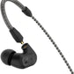 Sennheiser IE 200インチ インイヤーオーディオマニアヘッドホン - TrueResponse トランスデューサ ニュートラルサウンド インパクトのある低音 取り外し可能な編組ケーブル 柔軟なイヤーフック付き - ブラック