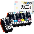 【増量版】 インクのチップス エプソン用 KNI(カニ) 互換インク KNI-6CL-L-2BK 6色セット+ブラック2個 染料 ＜発色の良いHDカラー使用＞ ＜残量検知対応ICチップ搭載＞ 対応機種:EP-887AW / EP-887AB / EP-887AP