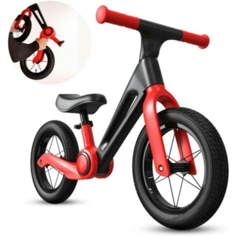 Little Bean ペダルなし自転車（ブラック＋レッド12インチ）