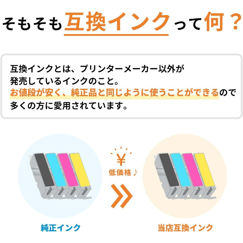 【増量版】 インクのチップス エプソン用 KNI(カニ) 互換インク KNI-6CL-L-2BK 6色セット+ブラック2個 染料 ＜発色の良いHDカラー使用＞ ＜残量検知対応ICチップ搭載＞ 対応機種:EP-887AW / EP-887AB / EP-887AP