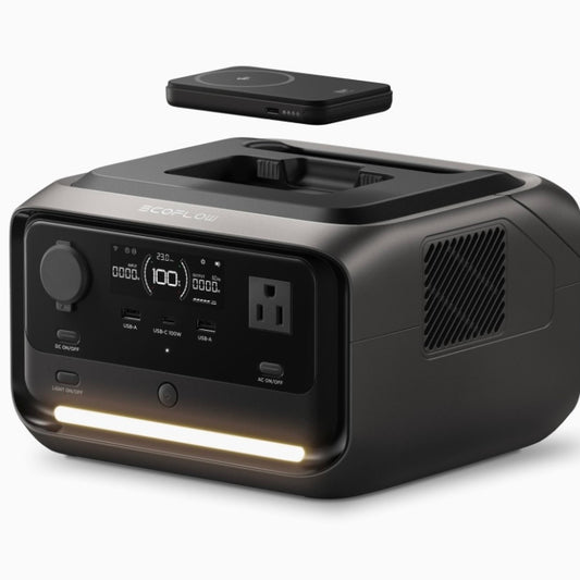 EcoFlow RIVER 3 Plus(Wireless) ポータブル電源 286Wh容量 ワイヤレス充電