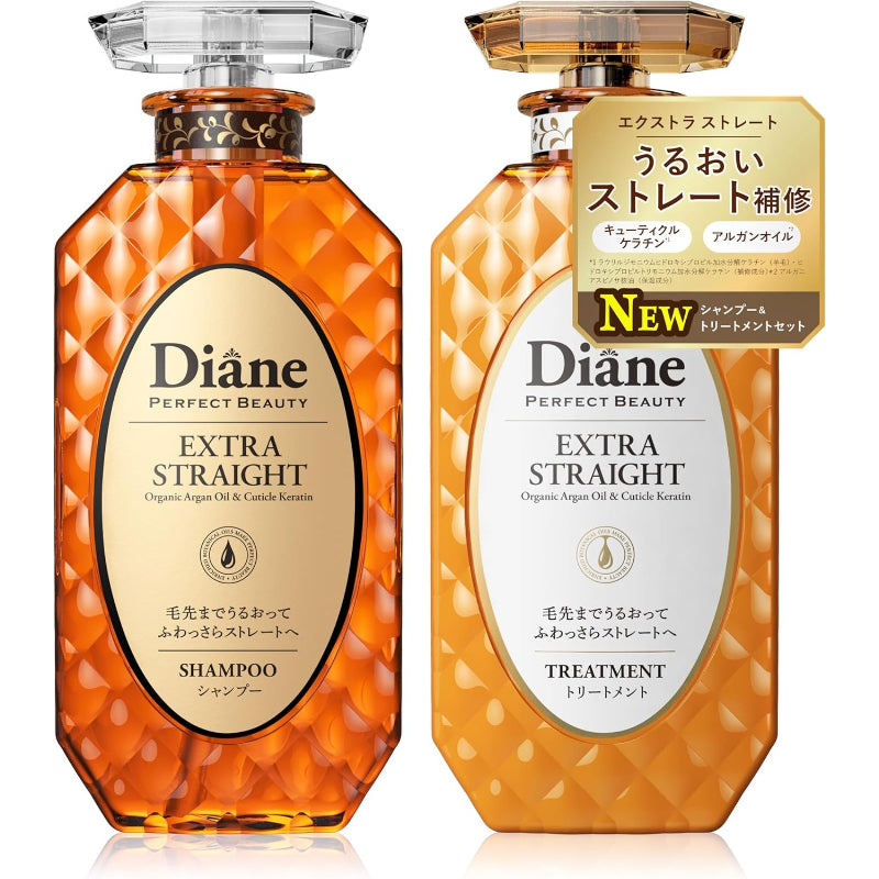 Diane(ダイアン) シャンプー&トリートメント [ストレート] フローラル&ベリーの香り パーフェクトビューティ エクストラストレート セット 450ml×2