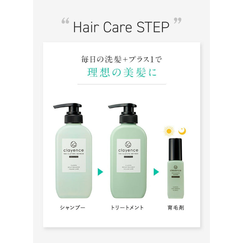 【clayence公式】クレイスパ 薬用 スカルプ リペア トリートメント ボリュームケア 300g 毛髪診断士開発 クレイエンス クレイ ミネラル ダメージ 補修 ハリ コシ におい ケア 泥 髪