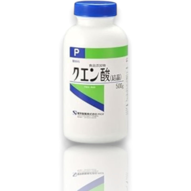 【賞味期限：2029.3.31】【食品添加物】クエン酸 500g健 栄 製 薬