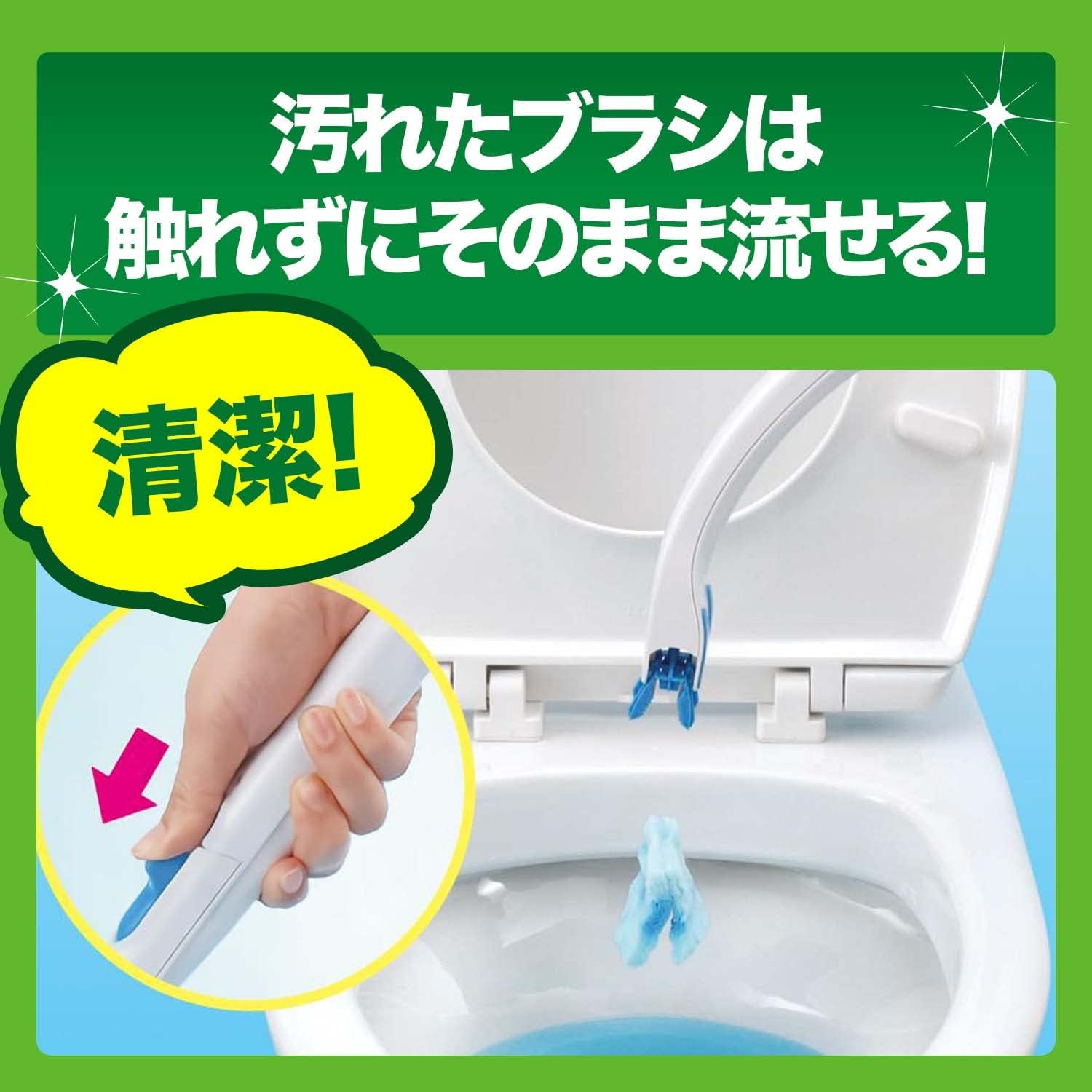 スクラビングバブル (Scrubbing Bubbles) 流せるトイレブラシシトラス付け替えジャンボパック(24個入り)×12個トイレ洗剤 黒ズミ トイレ掃除 ブラシ 使い捨て 洗剤 まとめ買い【ケース販売品】