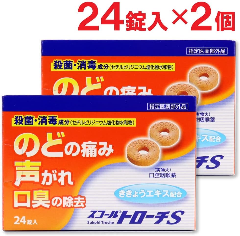 【賞味期限：2029.11】ラフェルサ スコールトローチS 24錠×2個セット 指定医薬部外品