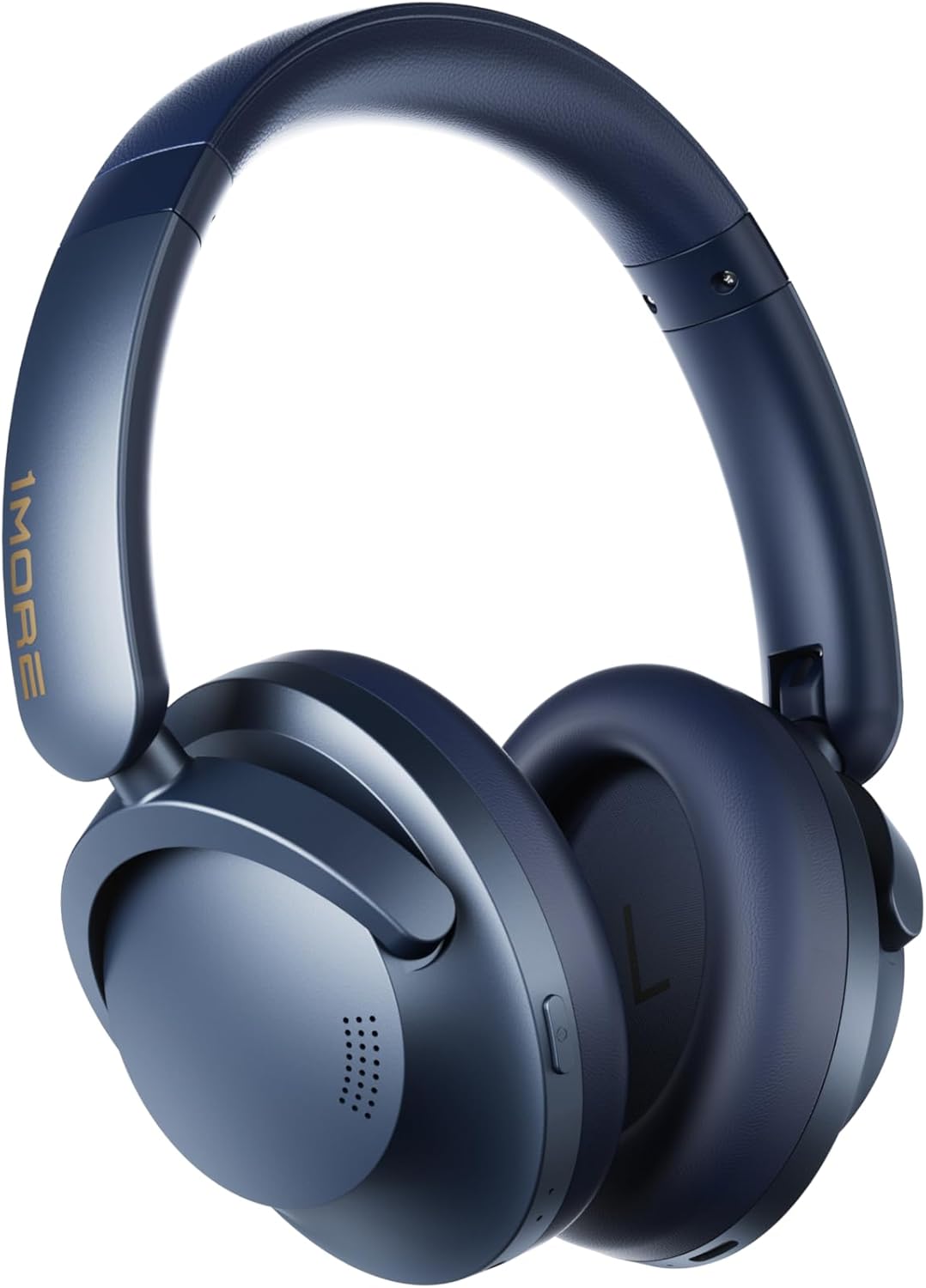 1MORE ハイレゾ対応 ワイヤレスヘッドホン SonoFlow Pro HQ51 【LDAC対応 / 3.5mm有線使用可能 / Hi-RES AUDIO認証 / 40mm大口径ドライバー / 折りたたみ / 最大100時間音楽再生 / アクティブノイズキャンセリング/外音取り込み/マイク内蔵/専用アプリ対応】(ブルー)