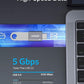 Anker USB-C & USB 3.0 変換アダプタ 2個セット Type C USB-A 最大5Gbps MacBook Pro/MacBook Air/iPad Pro その他 USB-C 端末用