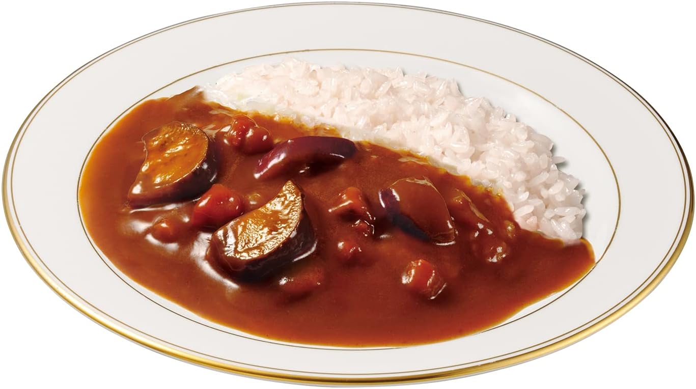 【賞味期限：2026.5】カレー職人 なすとトマトのカレー 中辛 170g×10個 江崎グリコ (レンジ対応/レンジで温め簡単/常温保存/レトルト)