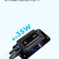 Anker Zolo Power Bank (10000mAh, 35W, Built-In Dual USB-Cケーブル) (モバイルバッテリー 10000mAh 最大35W出力 ケーブル一体型 ディスプレイ搭載) 【PD/PowerIQ搭載/PSE技術基準適合】iPhone 16 / 15 Android iPad その他各種機器 (ブラック)