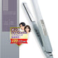 【 メンズ ヘアアレンジ ショートカット 】 SALONMOON (サロンムーン) ミラーダブルイオン ストレート ヘアアイロン 15mm ムーングレー ストレートアイロン 80℃～230℃ カール 2WAY コテ 高濃度マイナスイオン 海外対応