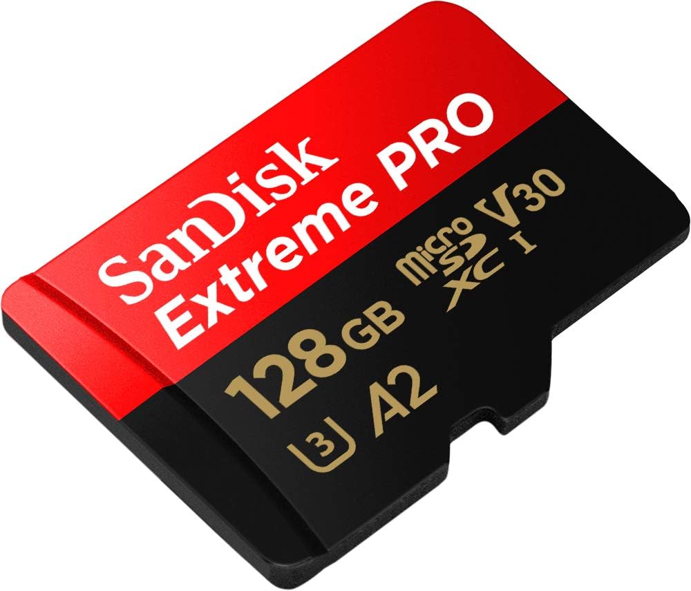 microSDXC 128GB SanDisk SanDisk SDSQXCD-128G-GN6MA Extreme PRO R:200MB/s W: 90MB/s UHS-I U3 V30 4K Ultra HD A2 Compatible with SD Adapter Included [並行輸入品]