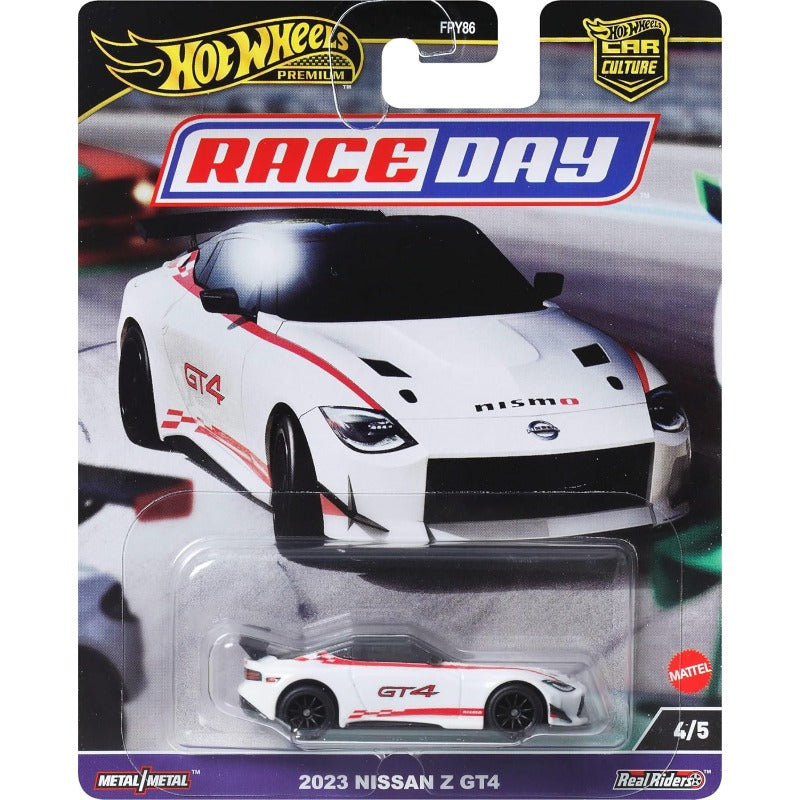 ホットウィール(Hot Wheels) カーカルチャー レースデイ 2023 日産 Z GT4 乗り物おもちゃ ミニカー 3歳から ホワイト HRV73