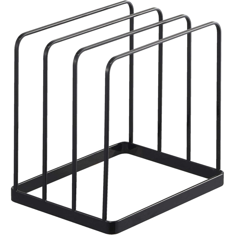山崎実業(Yamazaki) トレースタンド ブラック 約W19.5XD16XH19.5cm タワー tower トレー立て お盆立て 引出し 仕切り 5053