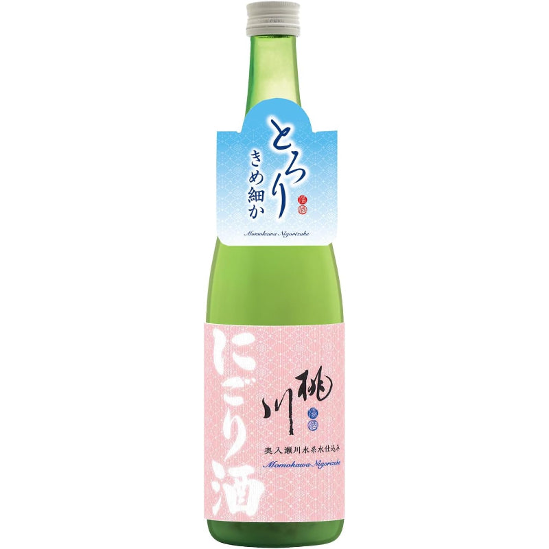 【埼玉エリア限定販売】【製造日2025.5】白鶴酒造 (もろみの旨さ)桃川 にごり酒 [ 日本酒 青森県 にごり酒 15度 日本 720ml 瓶 ]