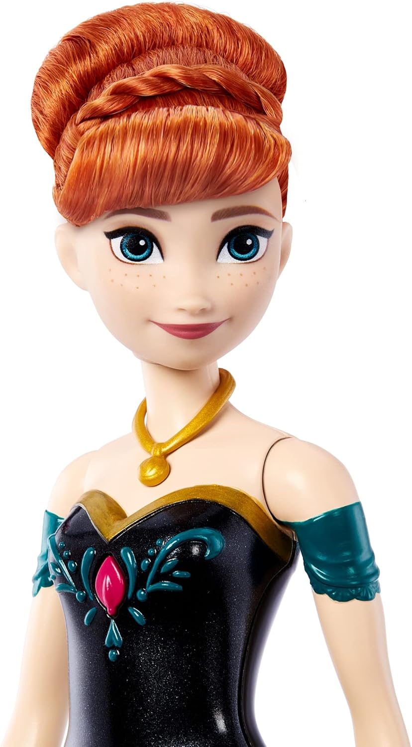 マテル アナと雪の女王（Disney Frozen） アナ（うたってたのしい！ドール）生まれてはじめて を 30秒間歌う きせかえ人形・ハウス ままごと・ごっこ遊び 3歳から グリーン JFH88