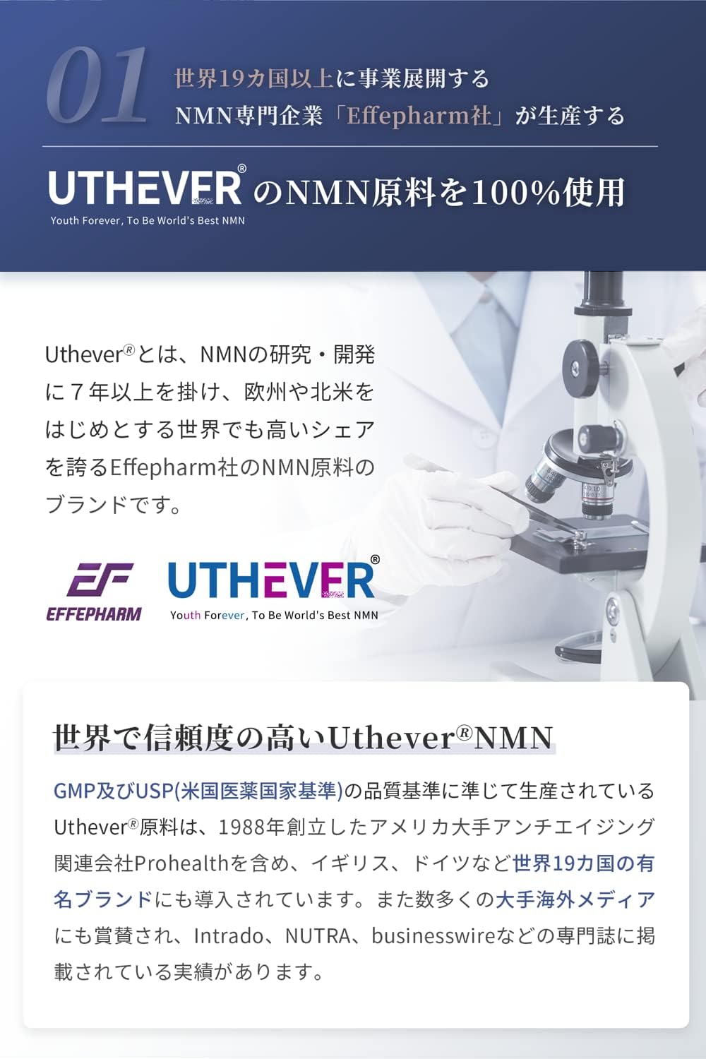 Vitanad+(ビタナッド) NMN サプリメント 7500mg （世界が認めたNMN原料「Uthever」を100％使用） 高純度99.9％以上 国内GMP認定工場製 耐酸性カプセル