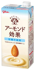 賞味期限 2026.8.3アーモンド効果 砂糖不使用 1000ml 江崎グリコ 常温保存可能 ビタミンE 食物繊維 アーモンドミルク