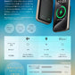MATECH Qi2 モバイルバッテリー マグセーフ 超薄型 小型 軽量(薄さ12.9mm, 10000mAh)【MagSafe対応マグネット式/最大出力15W ワイヤレス/タイプC PD22W/iPhone12~16対応】(MagOn Prime 10000 ブラック)