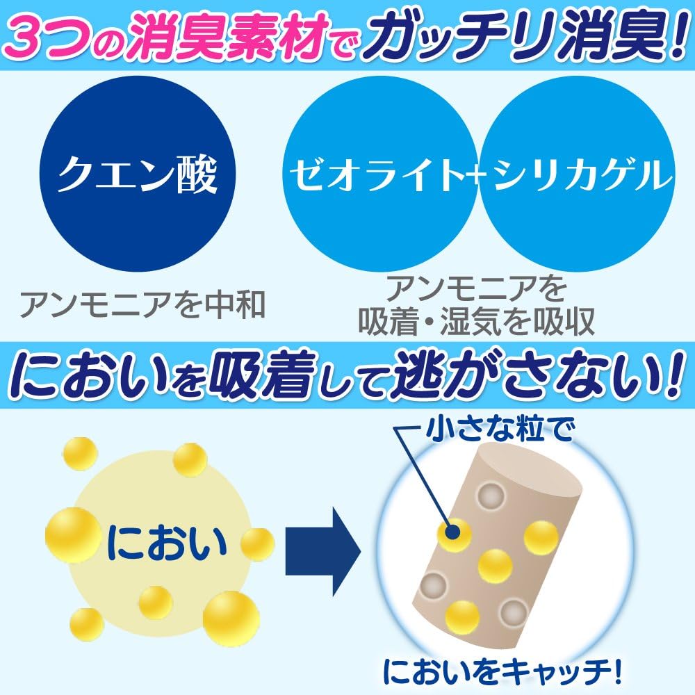 アイリスオーヤマ システムトイレ用 におわない消臭サンド クエン酸入り 猫用5袋セット