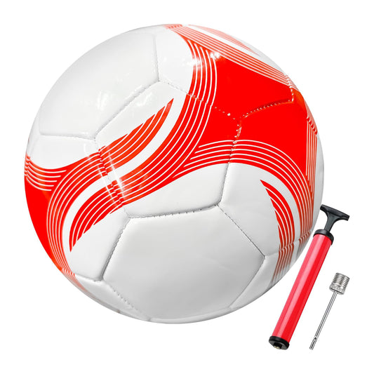 サッカーボール 4号 検定球 (一般・大学・高校生・中学生用) ホワイト/ブラック