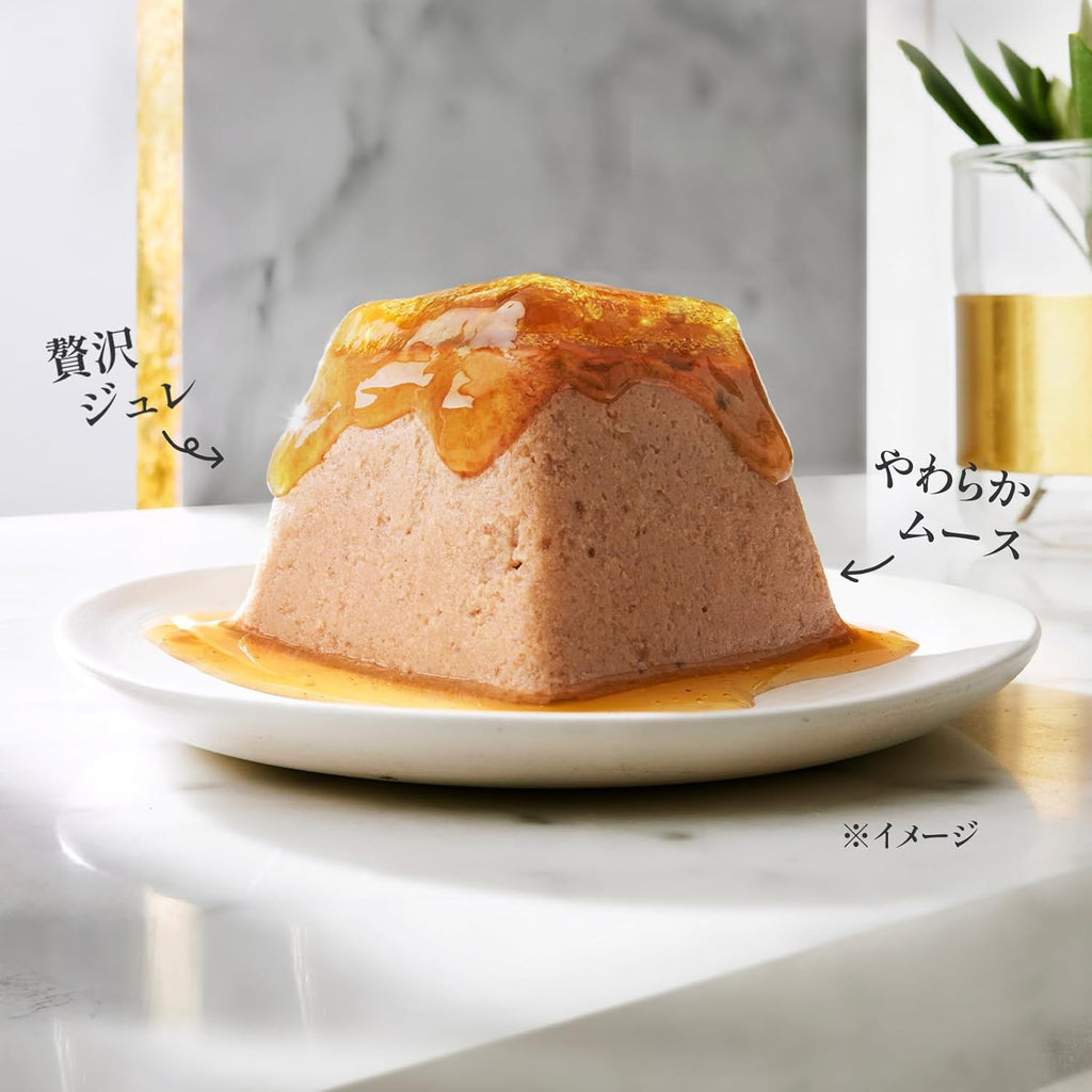 【賞味期限2027.9.30】モンプチ ジェムズ キャットフード 総合栄養食 ビーフ ムース仕立て とろける贅沢ジュレソース 57ｇｘ2食ｘ12個(1ケース)