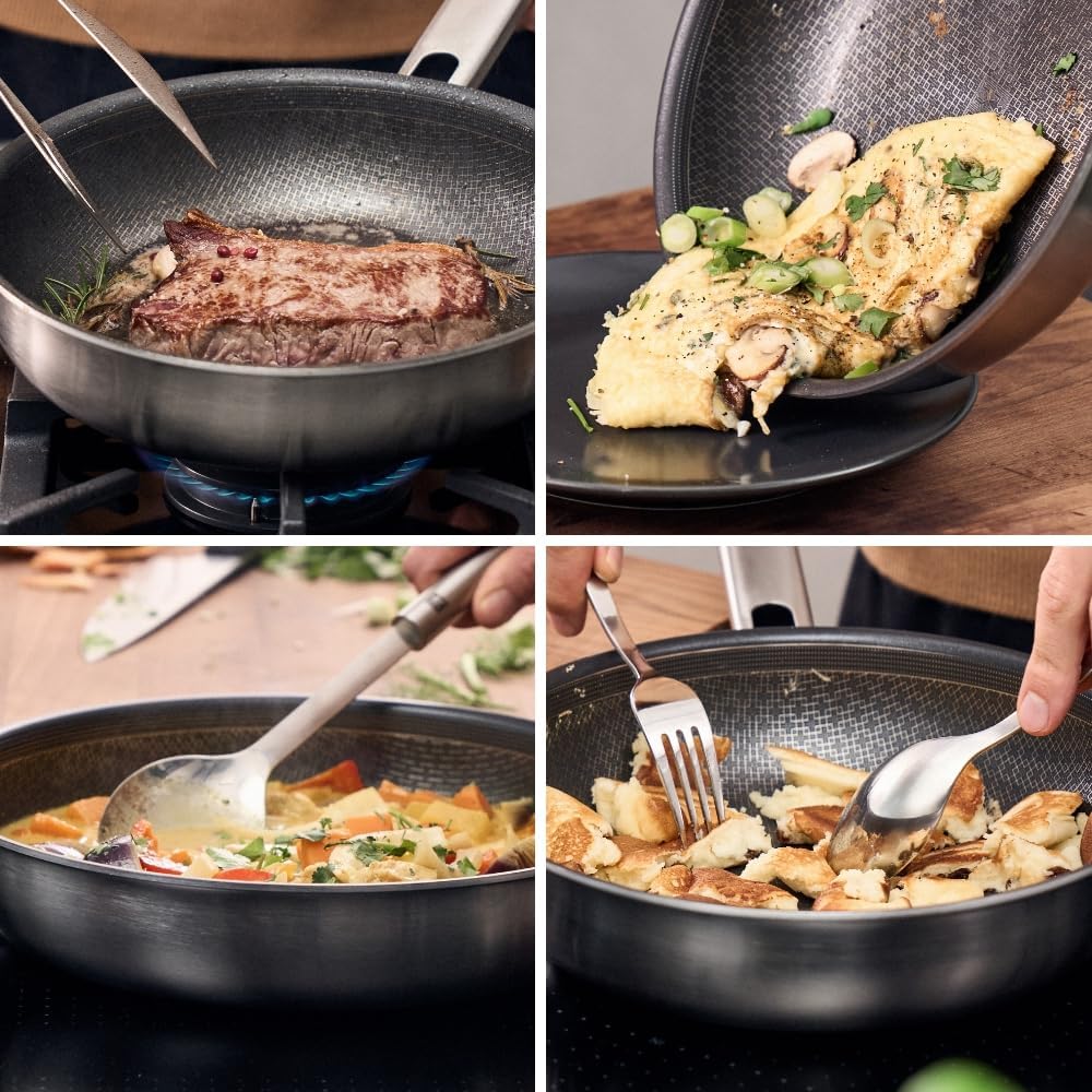 ZWILLING ツヴィリング 「 ジョイプラス ノンスティック フライパン 28cm 」 ステンレス フッ素 コーティング IH対応 【日本正規販売品】Joy Plus Z1029-413
