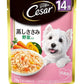 シーザー パウチ シニア犬用 14歳からの 蒸しささみ 野菜入り 70g×16個 (まとめ買い) [ドッグフード・ウェット]