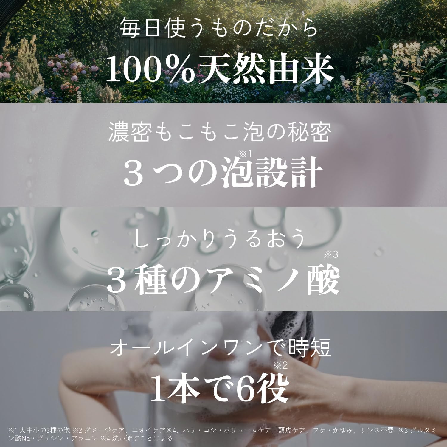 haru(ハル) kurokamiスカルプ（オリジナル） 400ml（約2ヶ月分） 単品 オールインワン 天然由来 ノンシリコンシャンプー（リンス/コンディショナー不要） 柑橘系の香り