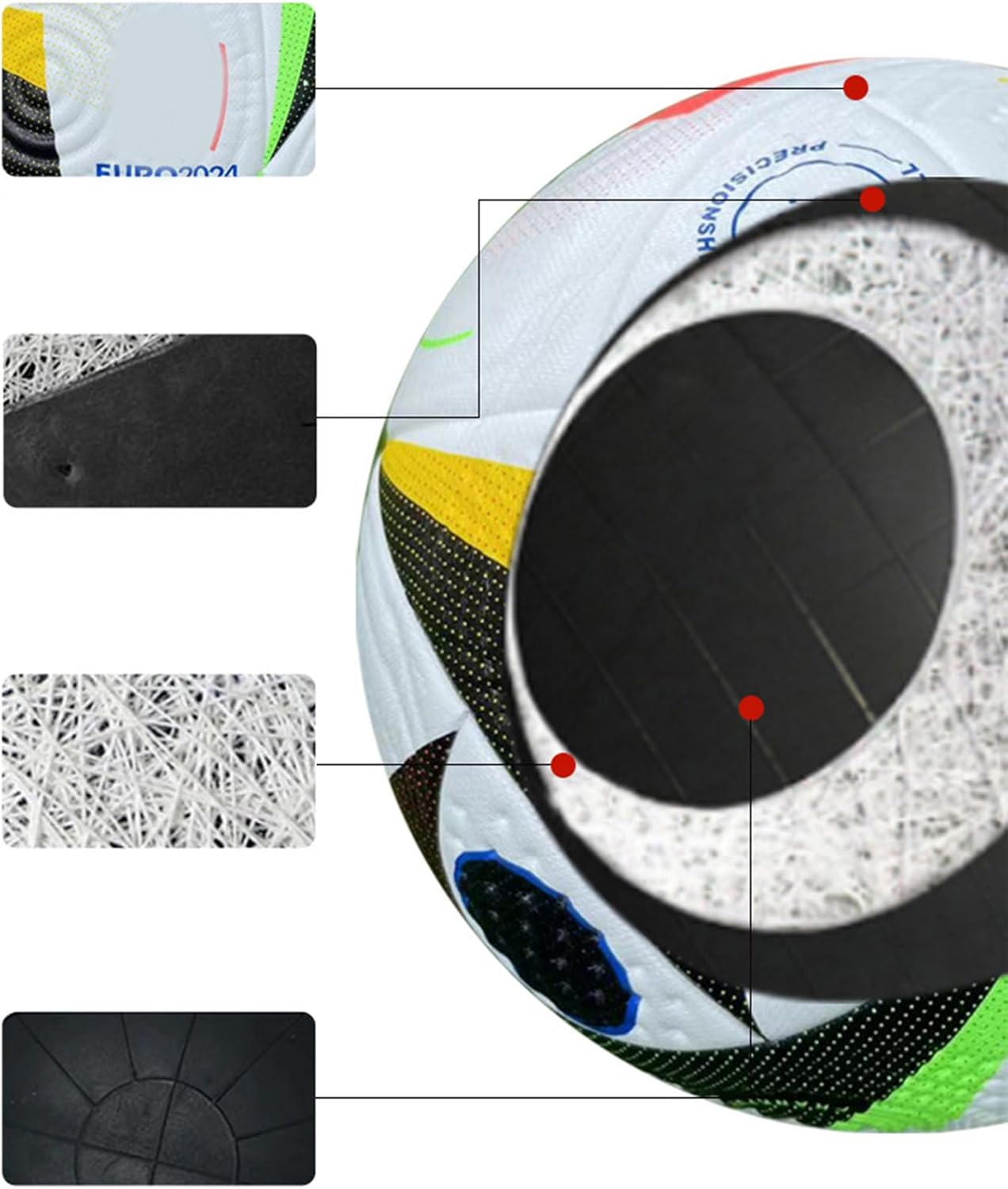 【A】PU シームレス サッカー 公式サイズ 5 サッカー耐摩耗性アウトドア スポーツ トレーニング サッカー 若者 & 大人に適しています