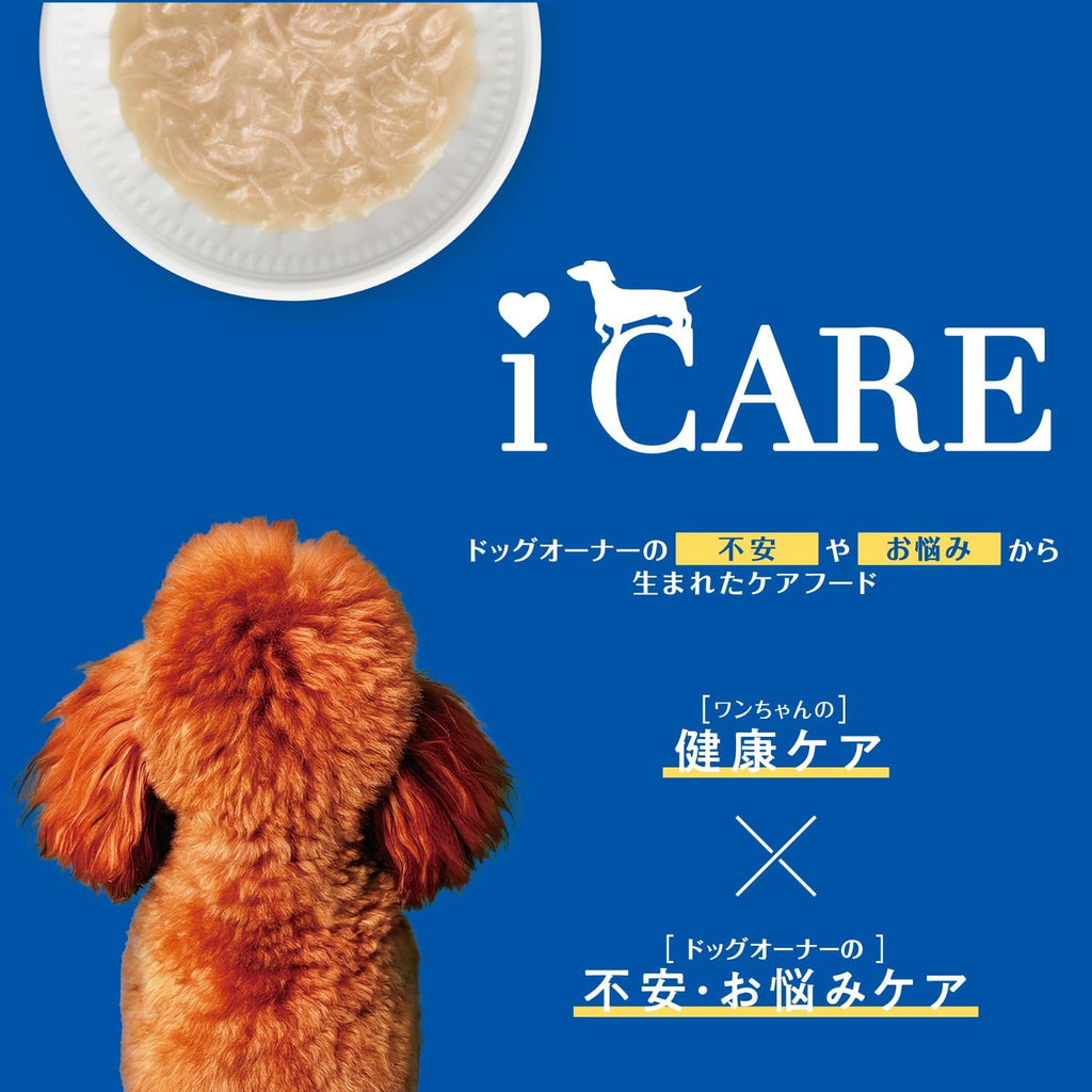 【訳あり】【賞味期限：2027.10】i CARE ドッグ 腸内環境ケア ささみ とろみタイプ 40g×12袋 [ドッグフード・ウェット］
