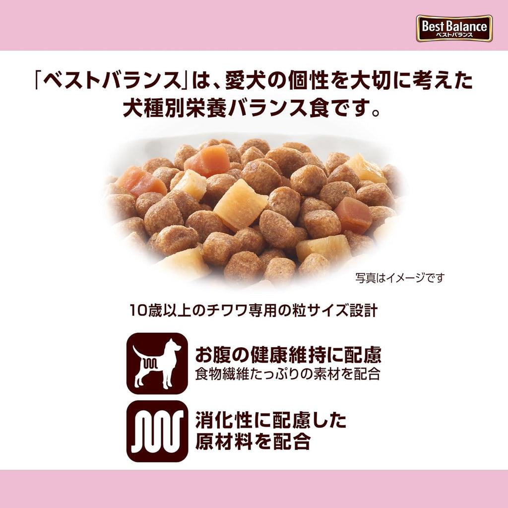 【賞味期限：2027.3】ベストバランス ドッグフード ふっくら仕立て チワワ用 10歳以上用 1.7キログラム (x 1)