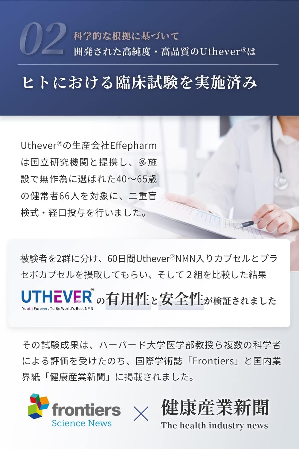 Vitanad+(ビタナッド) NMN サプリメント 7500mg （世界が認めたNMN原料「Uthever」を100％使用） 高純度99.9％以上 国内GMP認定工場製 耐酸性カプセル