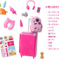 バービー(Barbie) バービー ドリームハウスアドベンチャー ピンクのりょこうセット きせかえ人形・ハウス ままごと・ごっこ遊び 3歳から ブルー