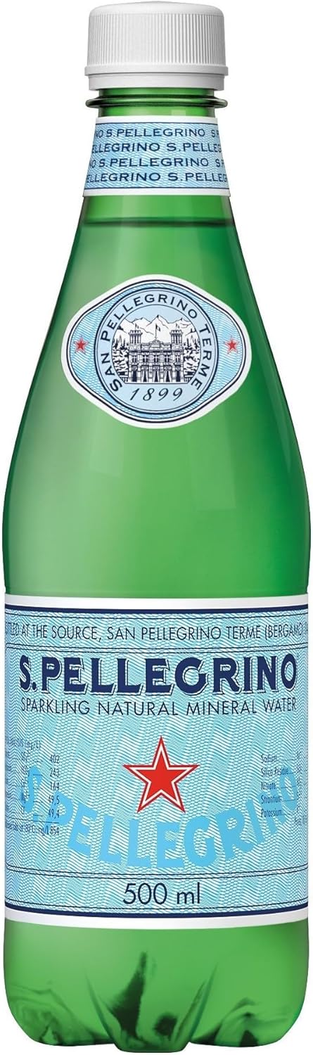 サンペレグリノ (S.PELLEGRINO) 炭酸水 PET 500ml [直輸入品] × 24本