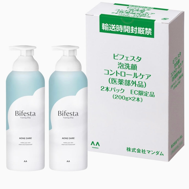 Bifesta(ビフェスタ) 炭酸 泡洗顔 コントロールケア 洗顔フォーム 洗顔