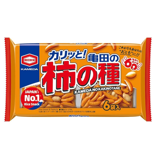 亀田製菓 亀田の柿の種6袋詰 180g×6袋