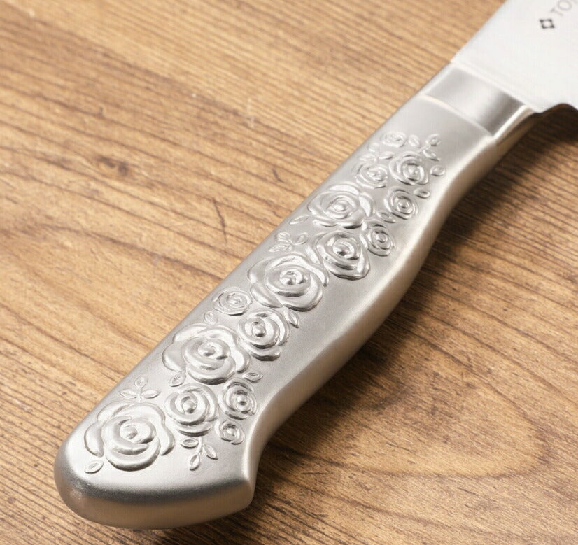 浜田ママプロデュース！ 使いやすい刀身の包丁 藤次郎　ロゼ ＜１４．５ｃｍ＞779616