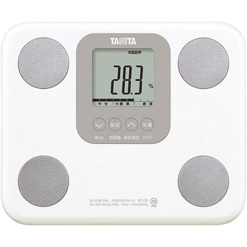 【訳あり】TANITA タニタ BC-759 体組成計 ホワイト・BC-759-WH