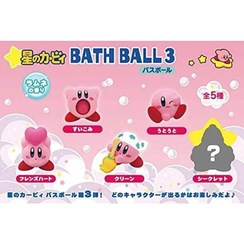 星のカービィ 入浴剤 マスコットが飛び出るバスボール３【６個セット】