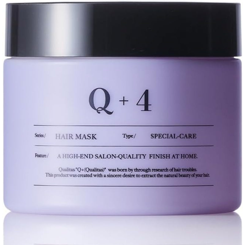 [ 週2回のご褒美ケア ] Q+ クオリタス ヘアマスク サロン専売 250gトリートメント 洗い流す ヘアトリートメント ダメージ補修 フルーティフローラルの香り