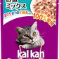 KAL KAN キャットフード カルカン パウチ お魚ミックス まぐろ・かつお・白身魚入り 2) お魚ミックス 成猫用 70g×16 (まとめ買い)