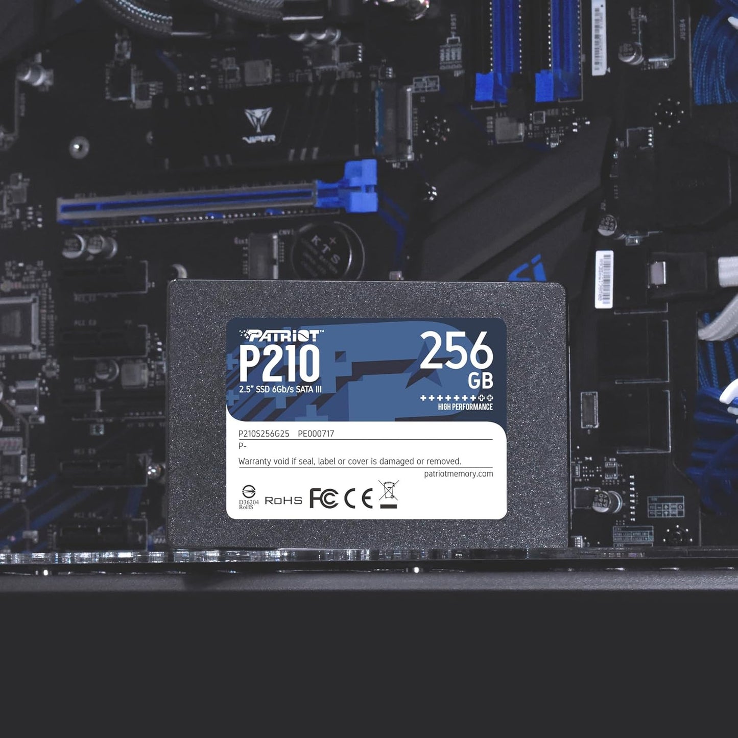 Patriot Memory P210 256GB SATA3 内蔵型SSD 6Gb/s 2.5インチ 7mm P210S256G25
