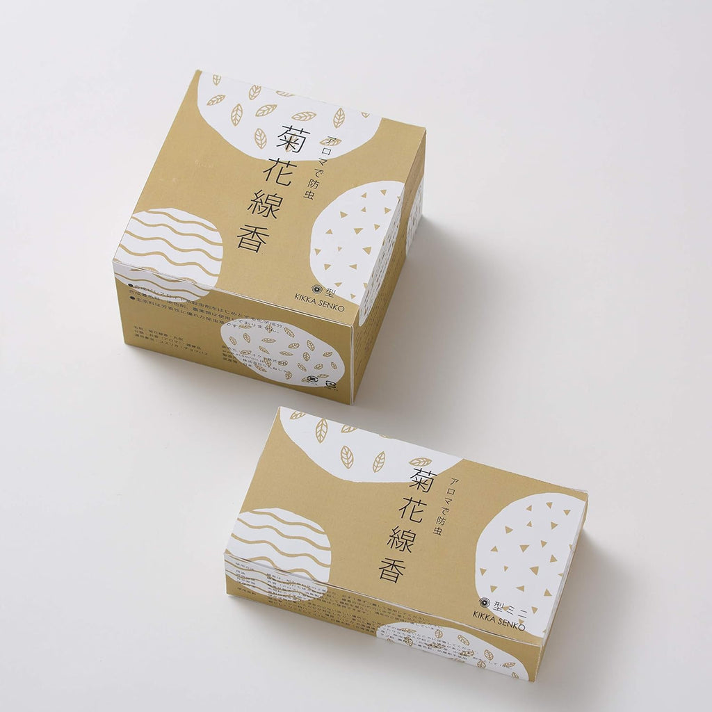 STYLE JAPAN スタイルジャパン 菊花線香 丸型ミニサイズ(8巻×4包入) 天然 除虫菊 蚊取り線香 mosquito coil 日本製 ノンケミカル 無添加 菊花せんこう 虫よけ RN111202
