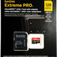 microSDXC 128GB SanDisk SanDisk SDSQXCD-128G-GN6MA Extreme PRO R:200MB/s W: 90MB/s UHS-I U3 V30 4K Ultra HD A2 Compatible with SD Adapter Included [並行輸入品]