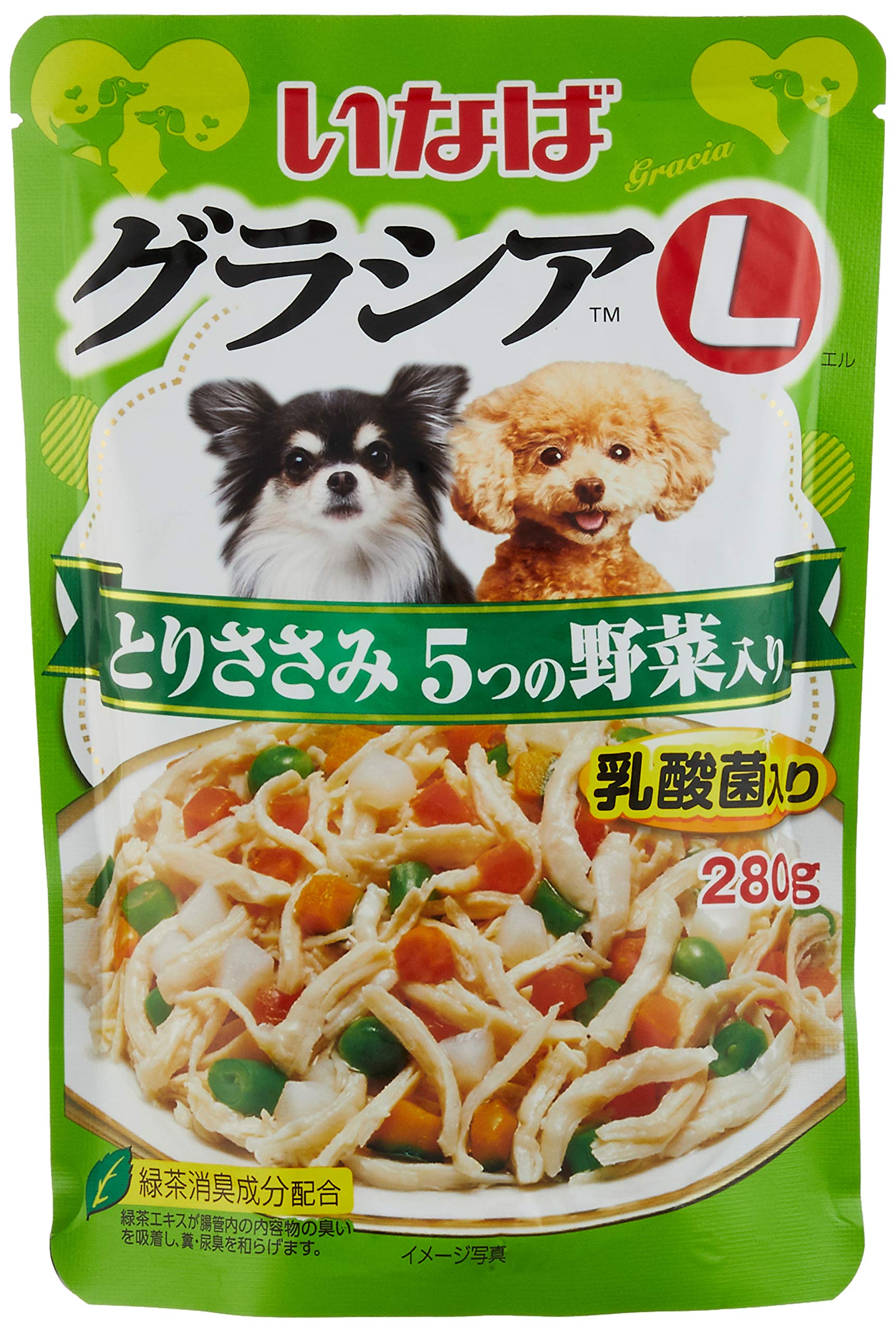 訳あり 賞味期限 2027.11.1 いなば グラシアL とりささみ 5つの野菜入り 280g 6個セット