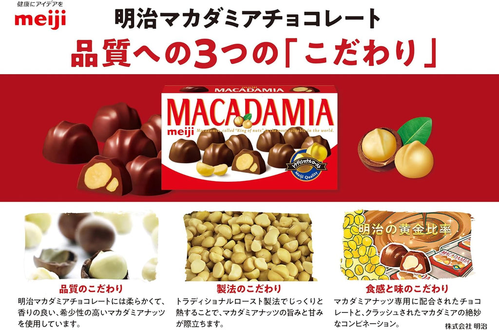 【賞味期限2026.6.30】明治 マカダミアチョコレートビッグバッグ 4袋