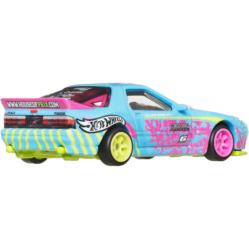 ホットウィール(Hot Wheels) カーカルチャー シルエット マツダ RX-7 FC パンデム 乗り物おもちゃ ミニカー 3歳から ブルー JBK60