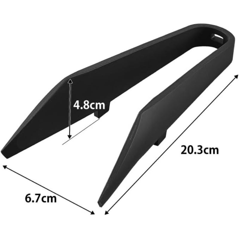 【訳あり】山崎実業(Yamazaki) シリコーン ミニ トング ブラック W6.7×D20.3×H4.8cm タワー tower 食洗機対応 先端が浮く 握りやすくつかみやすい 1888